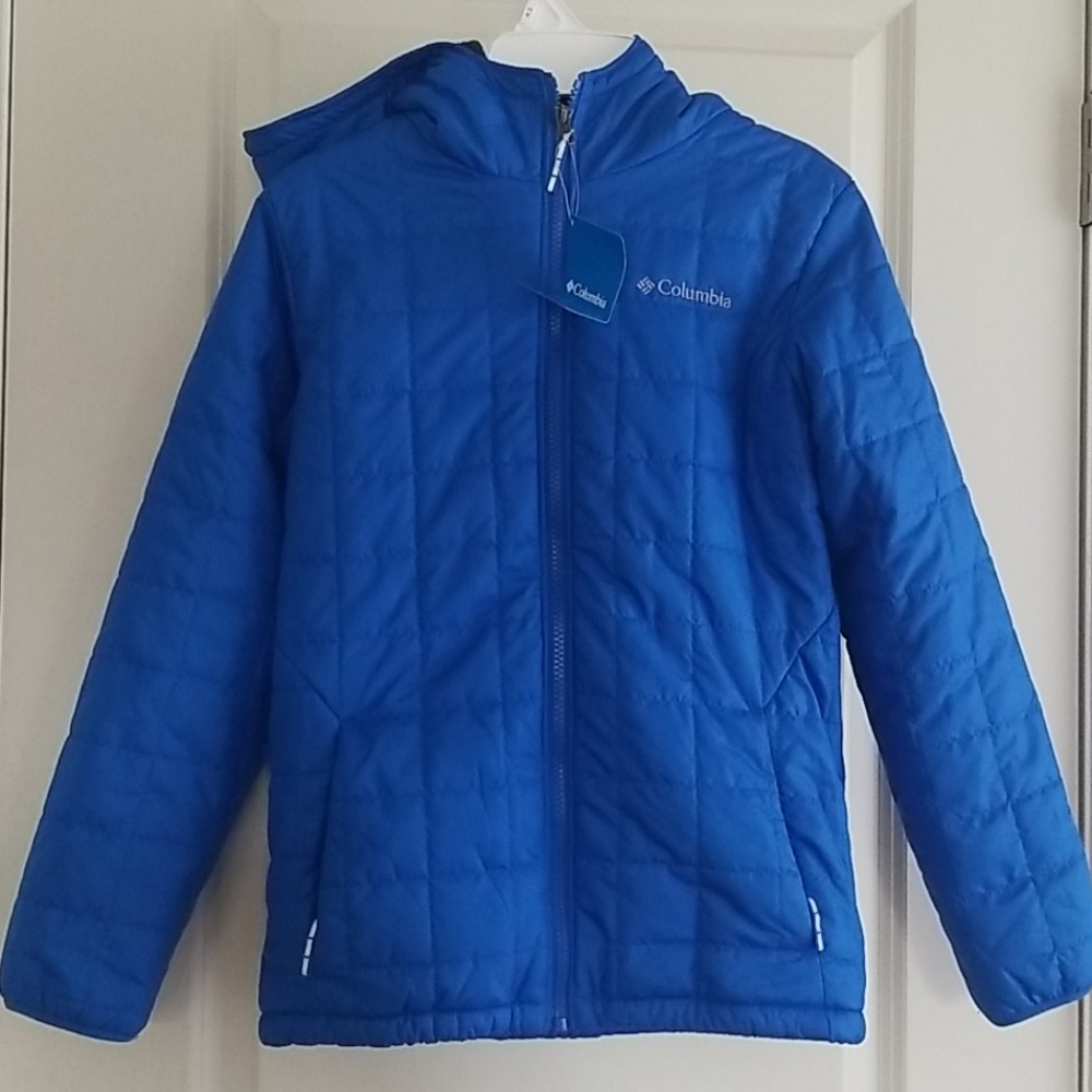 Columbia Kids Jacket Sherpa Lined Medium Blue